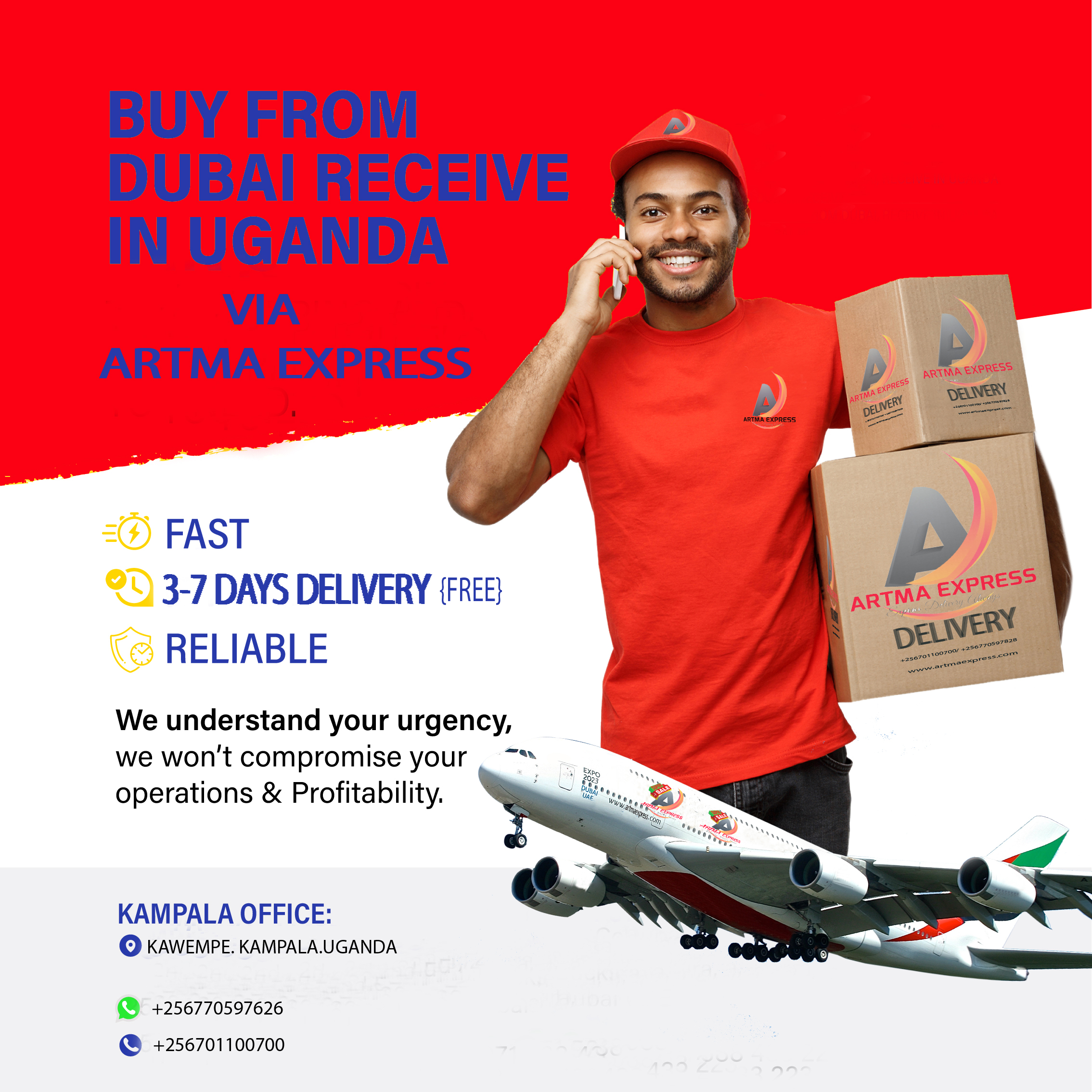 Artma Express Dubai, UK, CHINA